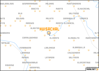 map of Huisachal