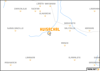 map of Huisachal