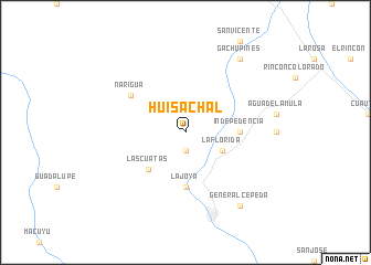 map of Huisachal