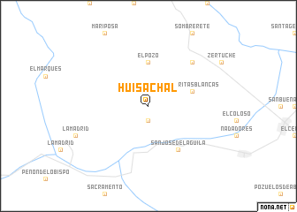 map of Huisachal