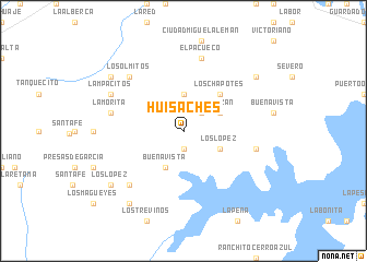 map of Huisaches