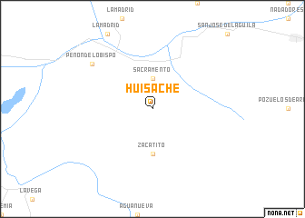 map of Huisache