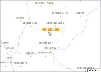 map of Huisache