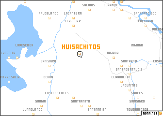 map of Huisachitos