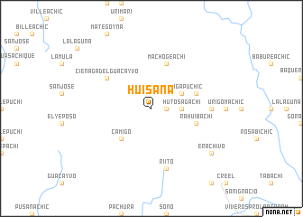 map of Huisana