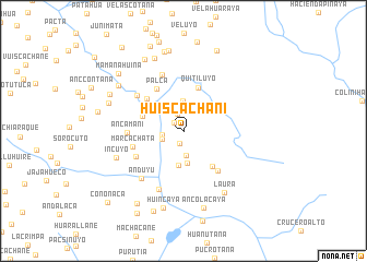 map of Huiscachani