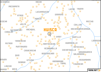 map of Huisca