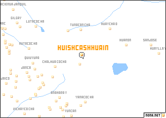 map of Huishcashhuain