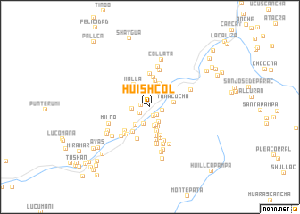 map of Huishcol