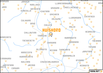 map of Huishoro