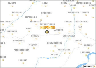 map of Huishou