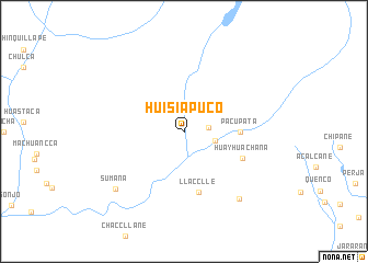 map of Huisiapuco