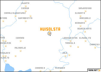 map of Huisolsta