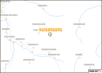 map of Hŭison-dong