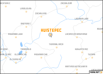 map of Huistepec