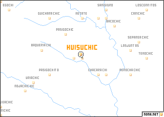 map of Huisuchic