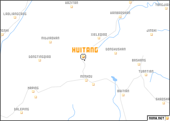 map of Huitang