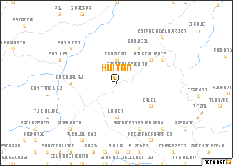 map of Huitán
