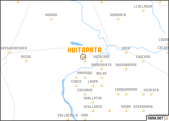 map of Huitapata