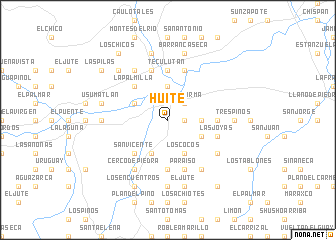 map of Huité