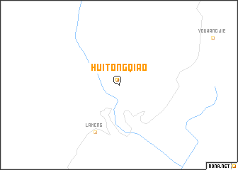 map of Huitongqiao