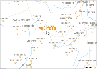 map of Huitoto