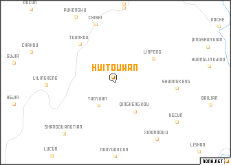 map of Huitouwan