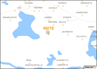 map of Huito