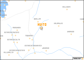 map of Huito