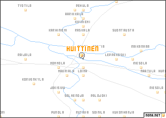 map of Huittinen