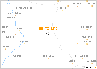 map of Huitzilac