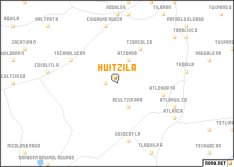 map of Huitzila