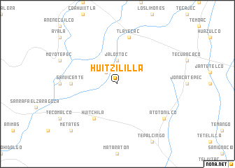 map of Huitzililla