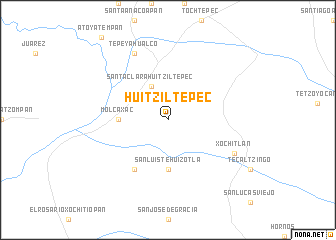 map of Huitziltepec