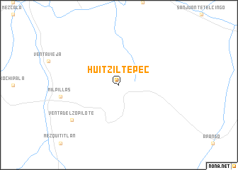 map of Huitziltepec