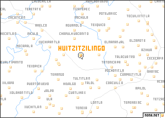 map of Huitzitzilingo