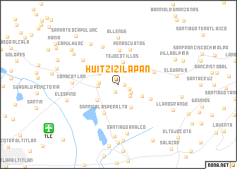 map of Huitzizilapan