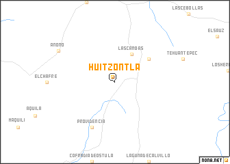 map of Huitzontla