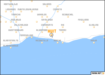 map of Huit