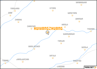 map of Huiwangzhuang