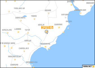 map of Huiwen