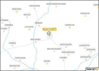 map of Huixian