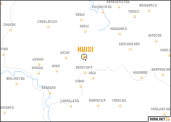 map of Huixi