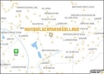 map of Huixquilucan de Degollado