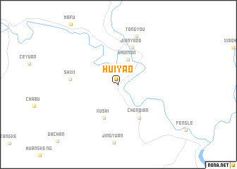 map of Huiyao