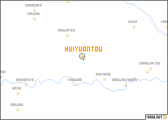 map of Huiyuantou