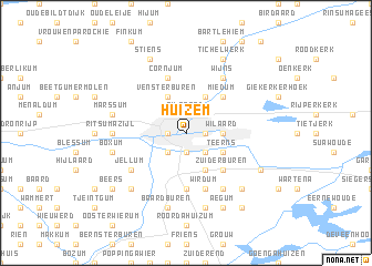 map of Huizem