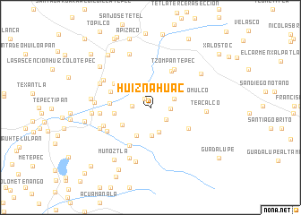 map of Huiznahuac