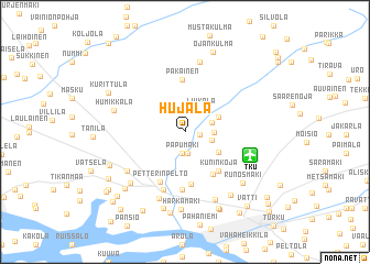 map of Hujala