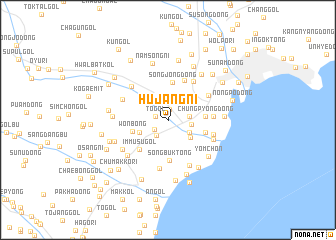 map of Hujang-ni